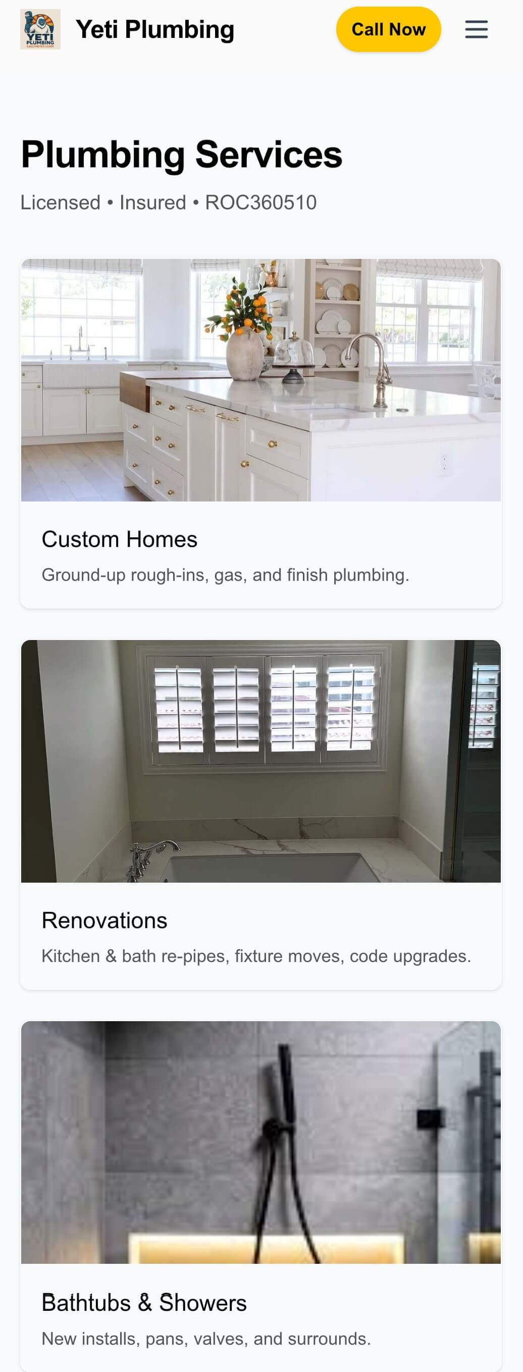 Yeti Plumbing Services