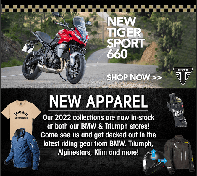 Motorcycle Dealer Email Marketing